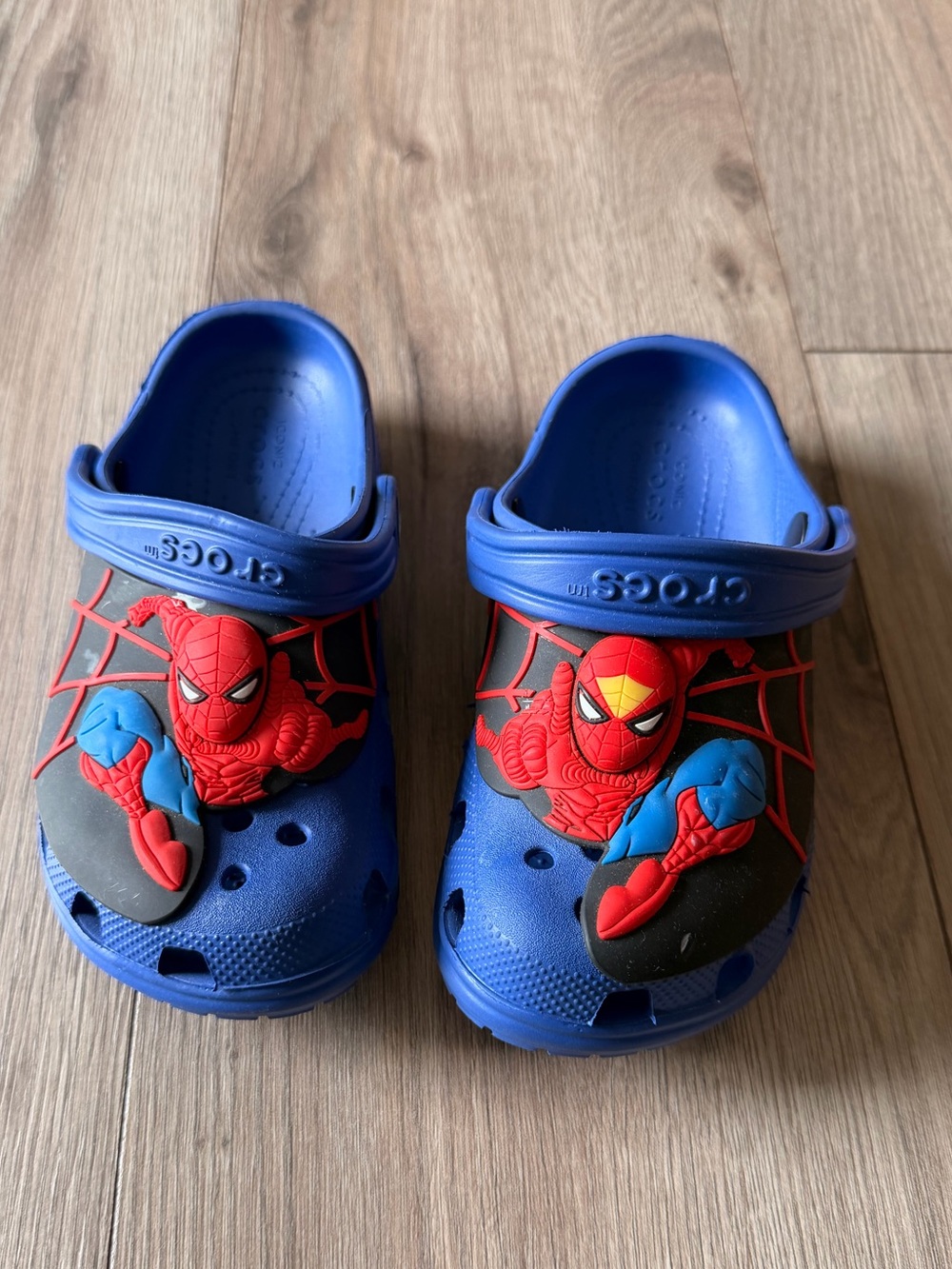 CROCS Kids Blue Spider-Man sandals